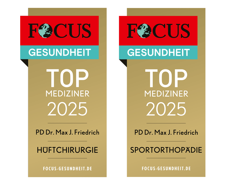 Auszeichnungen FOCUS für PD Dr. Max J. Friedrich