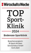 Wirtschaftswoche Top Sportklinik Bodensee-Sportklinik 2024